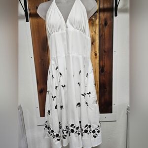 NWT A.P.N.Y White Backout Dress